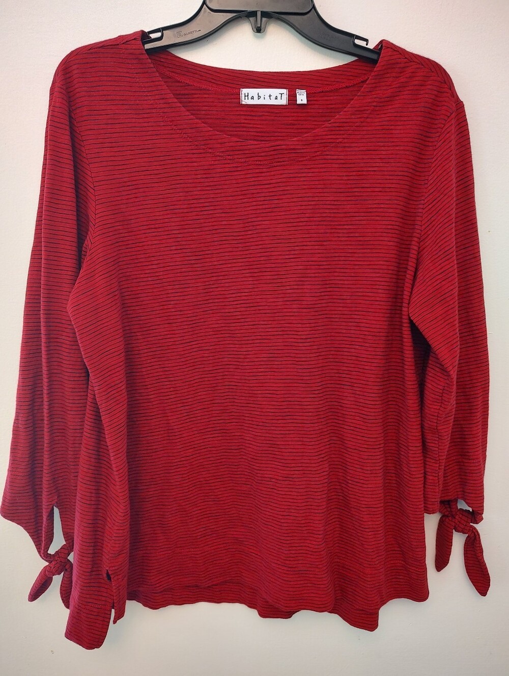 Habitat Red Striped Top Small
